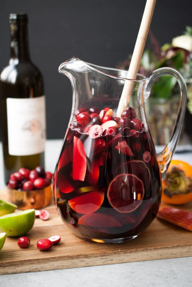 Cranberry Apple Persimmon Sangria
