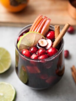 Cranberry Apple Persimmon Sangria