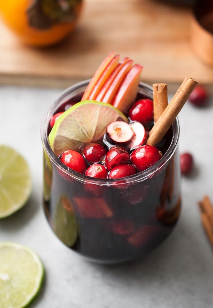 Cranberry Apple Persimmon Sangria