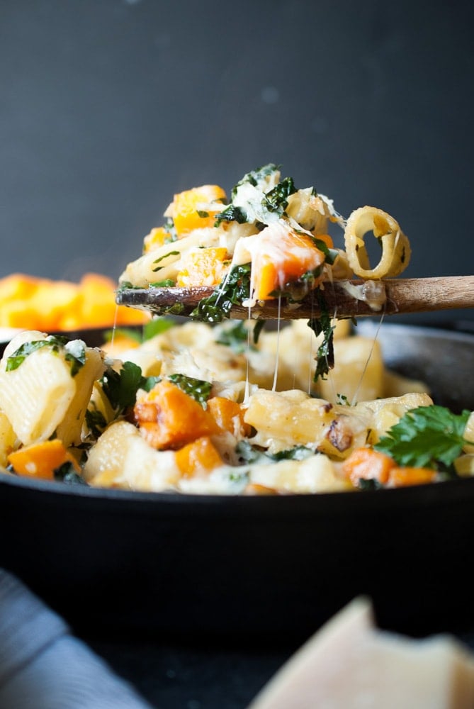 Butternut Squash Skillet Pasta