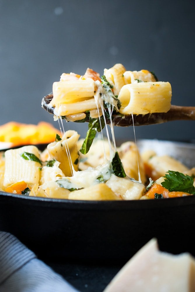 Butternut Squash Skillet Pasta