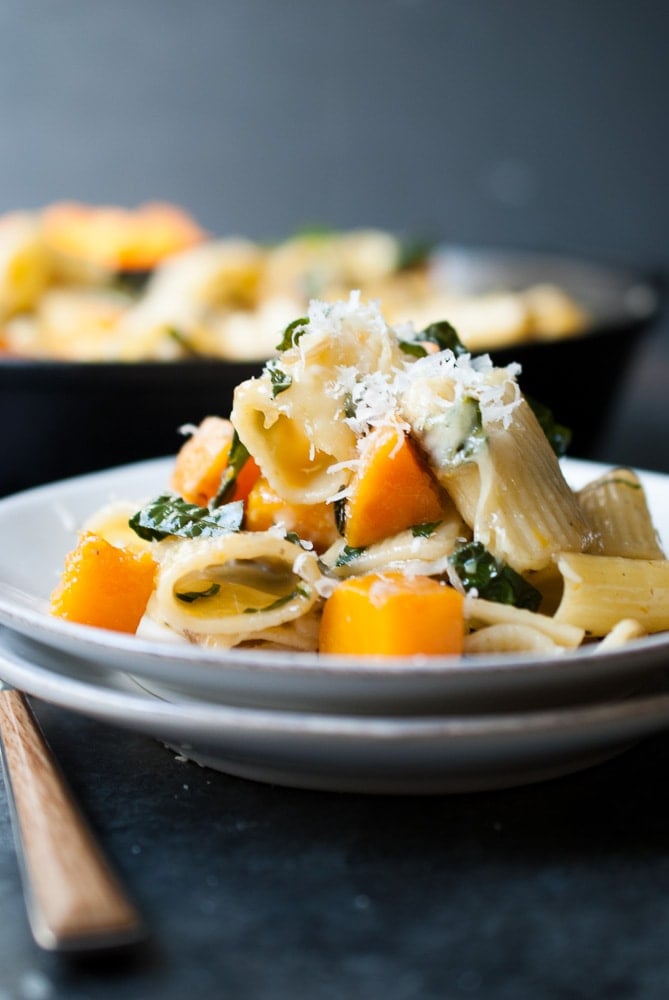 Butternut Squash Skillet Pasta
