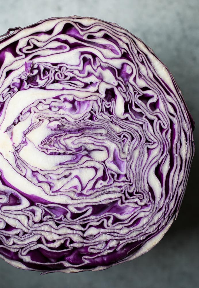 Cabbage Salad w/ Apples, Cucumber & Avocado