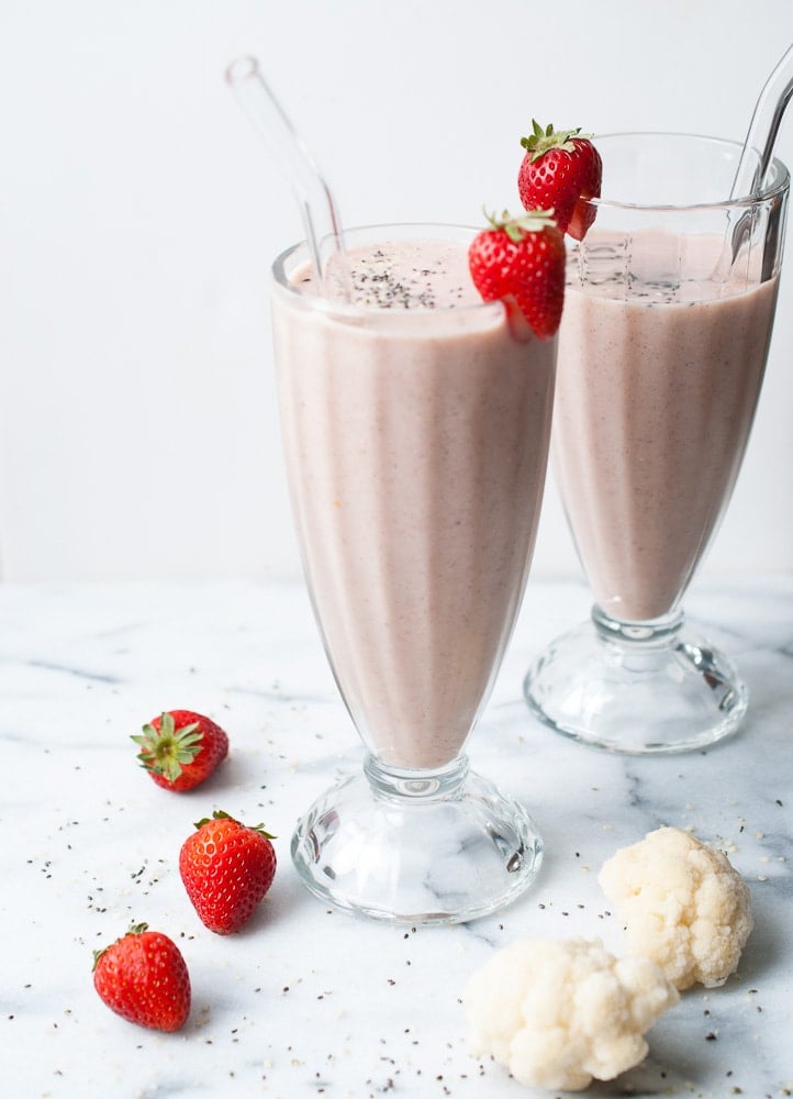 Strawberry Cauliflower Smoothie