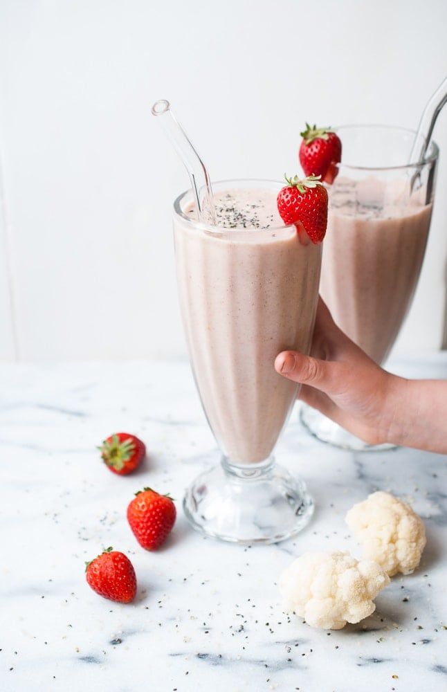 Strawberry Cauliflower Smoothie