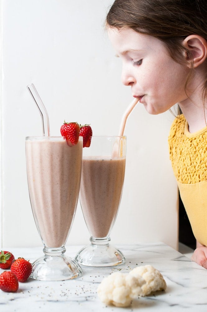 Strawberry Cauliflower Smoothie