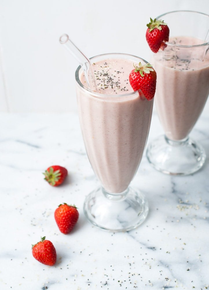 Strawberry Cauliflower Smoothie