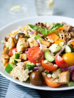 Grilled Corn Panzanella
