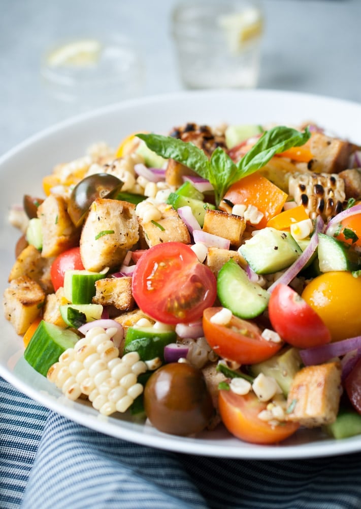 Grilled Corn Panzanella