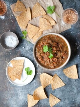 Smoky Poblano Pepper Salsa