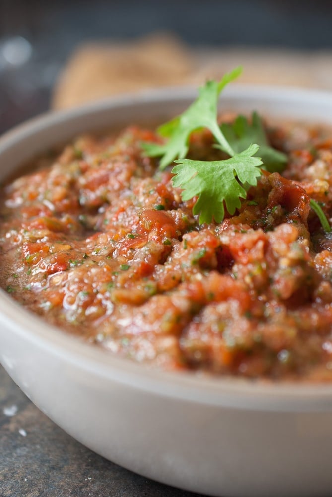 Smoky Poblano Pepper Salsa