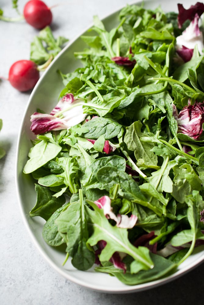 Spring Pea Salad w/ Grilled Apricots & Feta