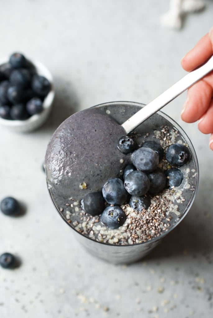 Wild Blueberry Zucchini Smoothie