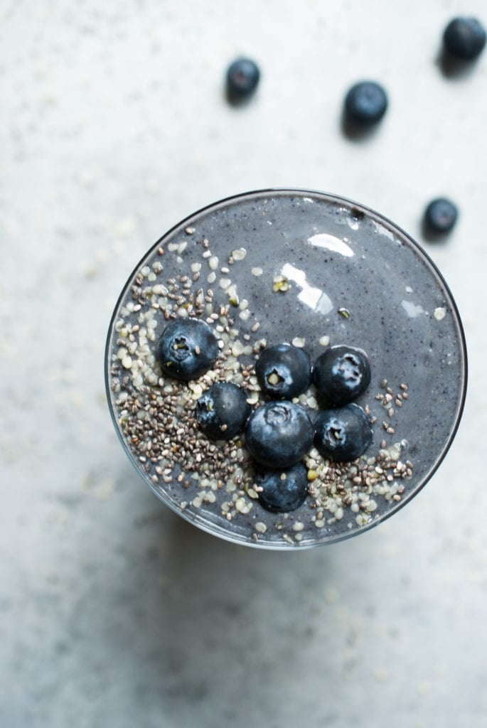 Wild Blueberry Zucchini Smoothie