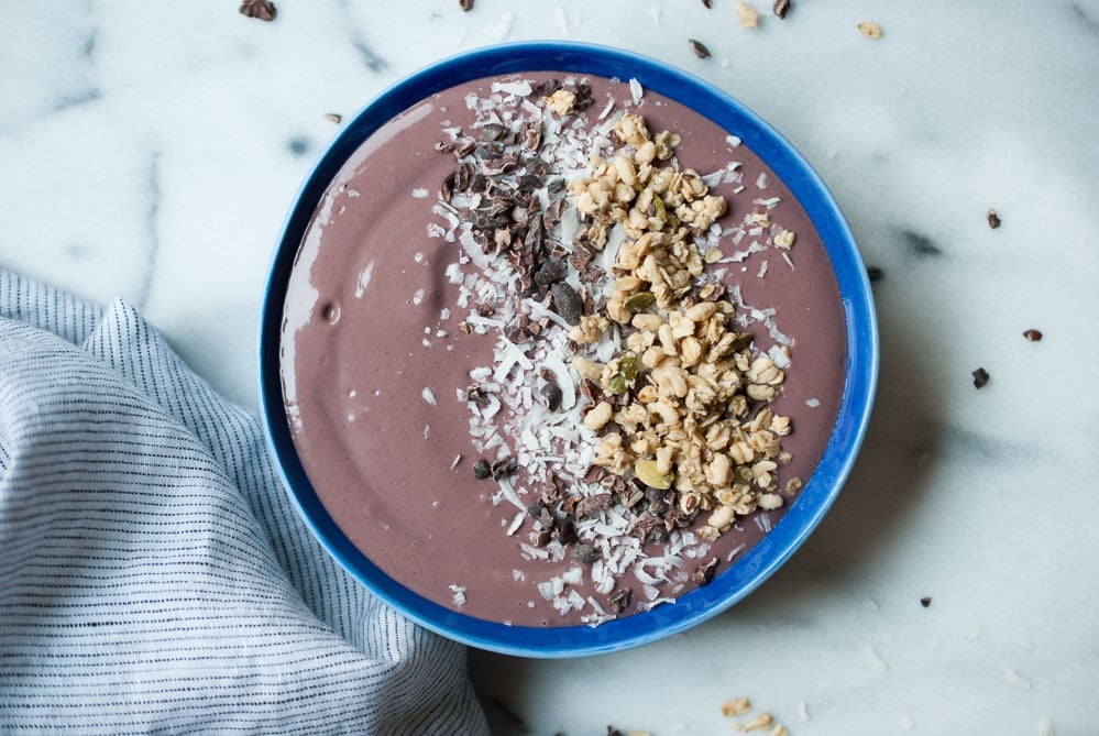 Acai Cherry Smoothie Bowl