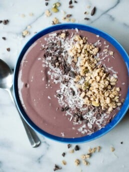 Acai Cherry Smoothie Bowl