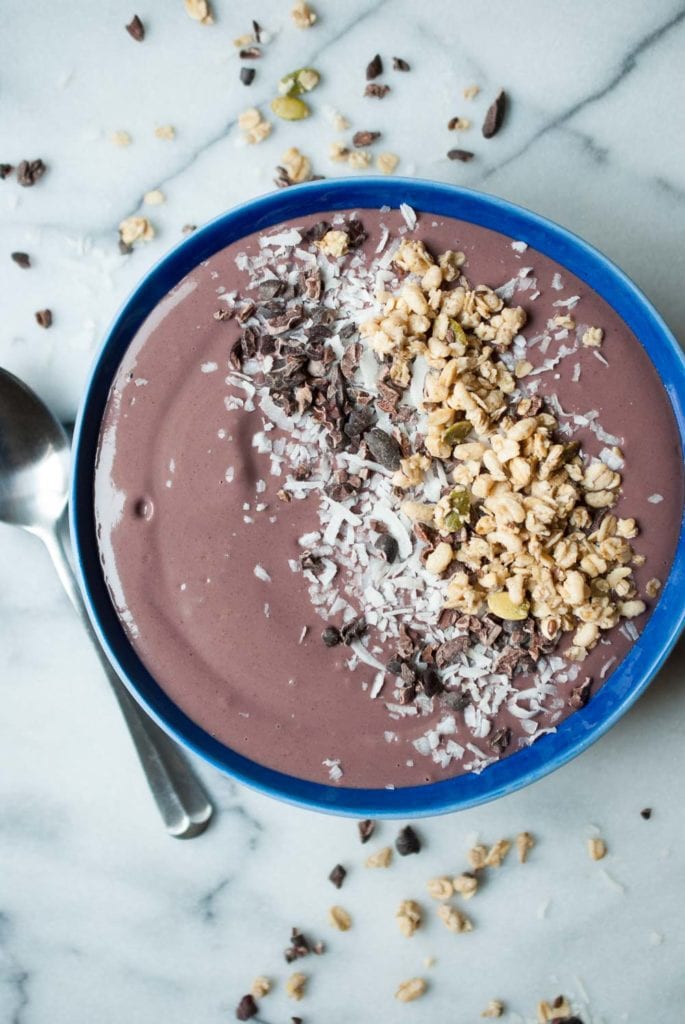 Acai Cherry Smoothie Bowl