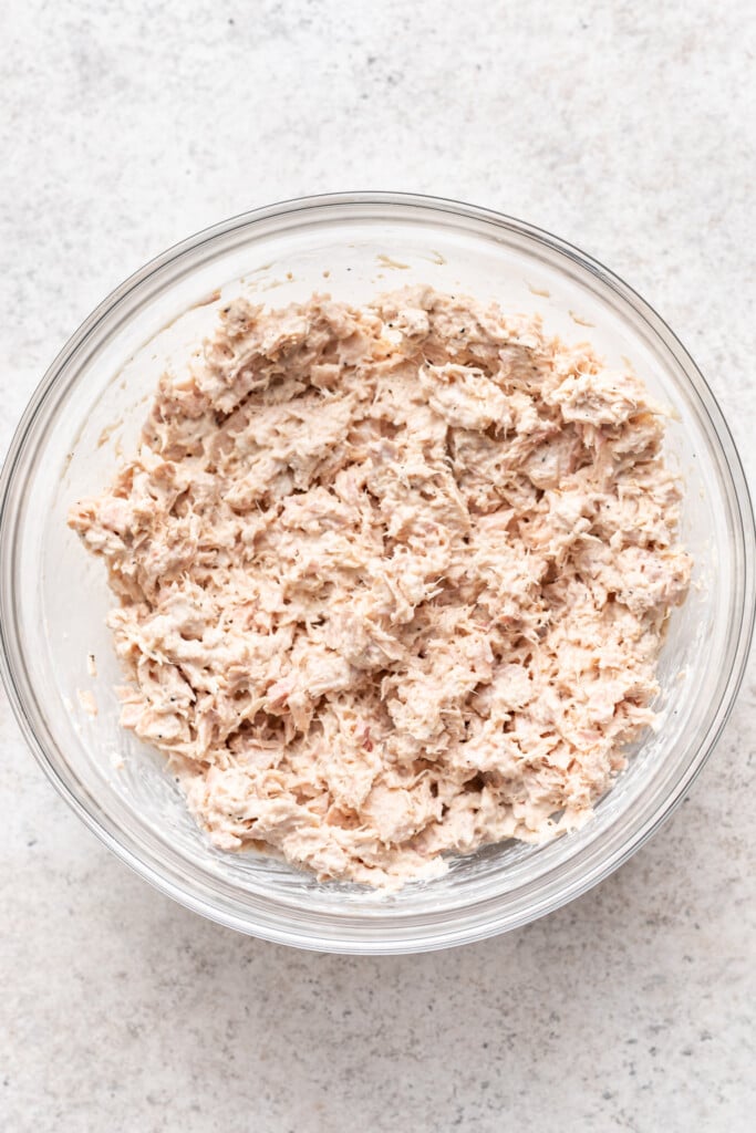 bowl of tuna fish