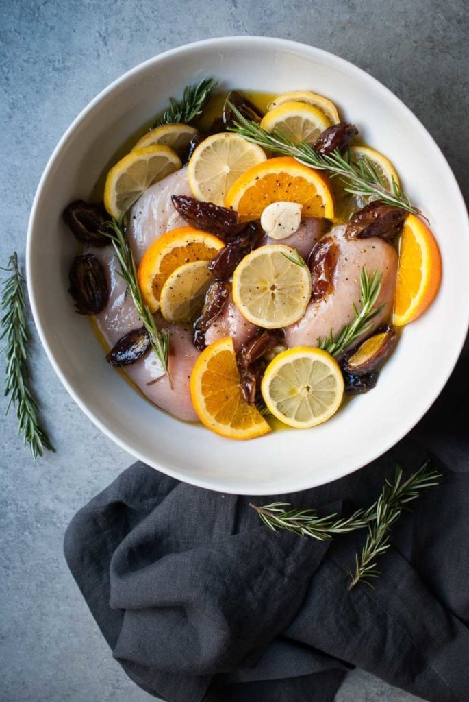 Baked Sweet Date & Lemon Chicken