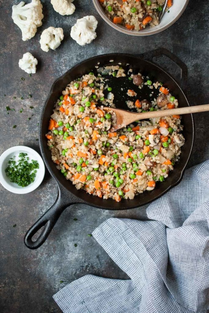 Quick & Easy Cauliflower Fried Rice