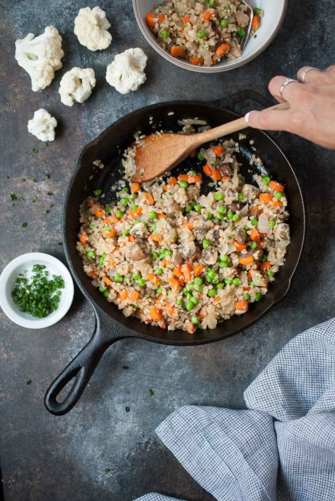 Quick & Easy Cauliflower Fried Rice