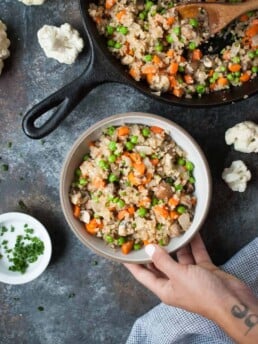 Quick & Easy Cauliflower Fried Rice
