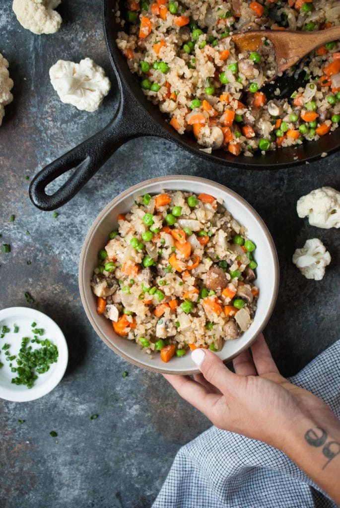Quick & Easy Cauliflower Fried Rice