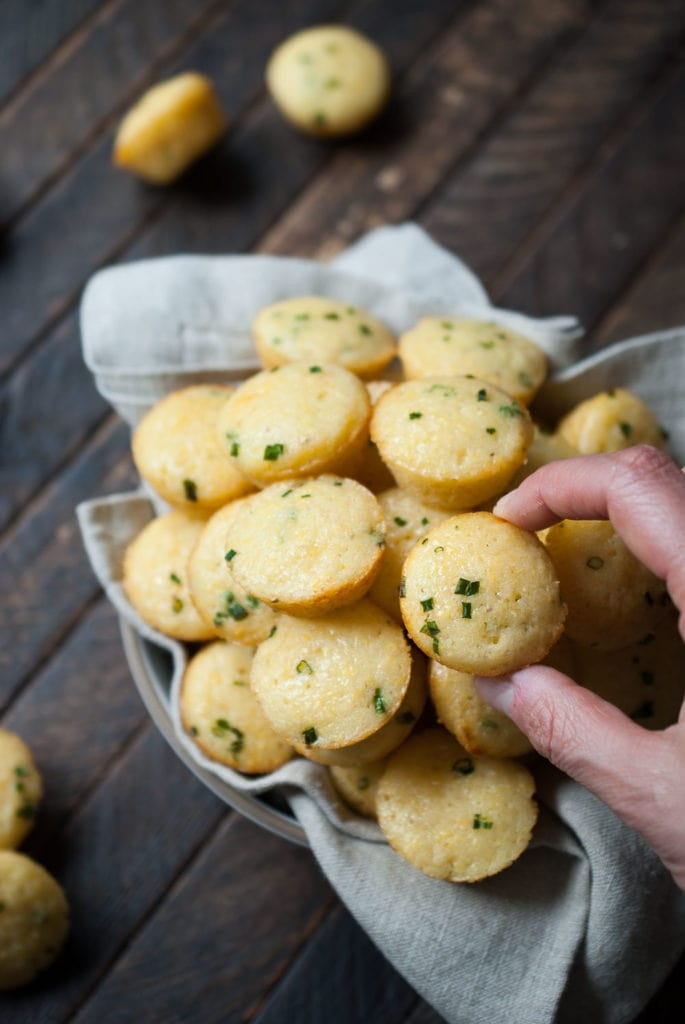 Cheddar Chive Corn Muffins