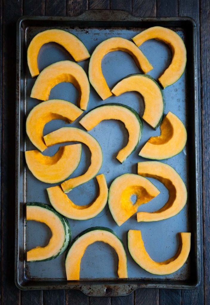 Apple Cider Maple Roasted Kabocha Squash