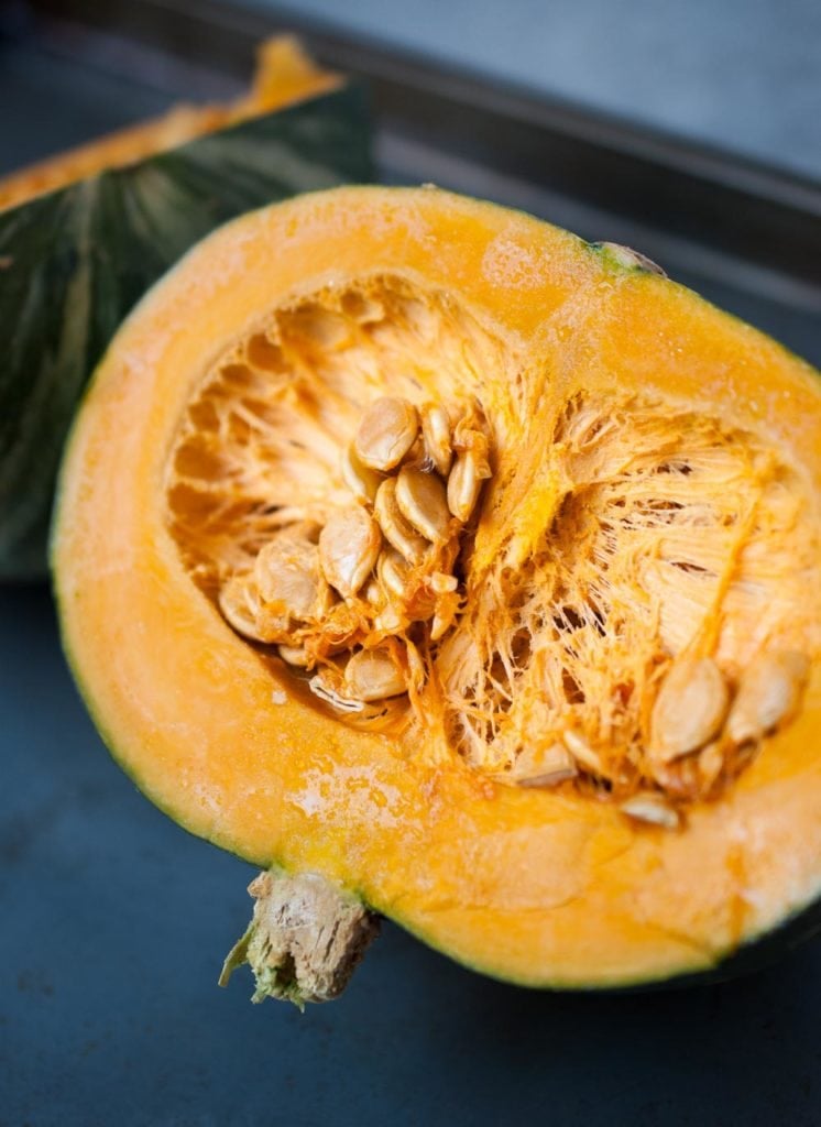Apple Cider Maple Roasted Kabocha Squash