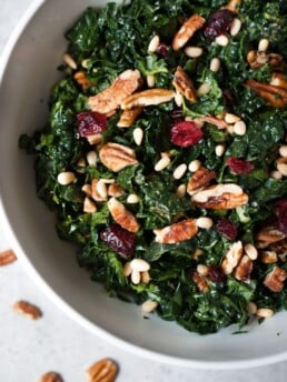 Chopped Kale Salad w/ Herb Dressing