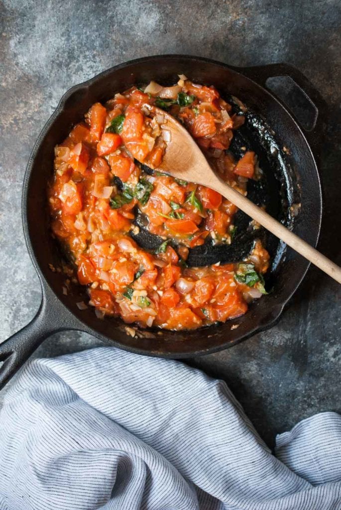 Fresh Tomato Basil Garlic Pasta