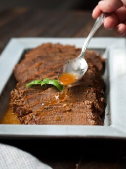 Slow Cooker Maple Brisket