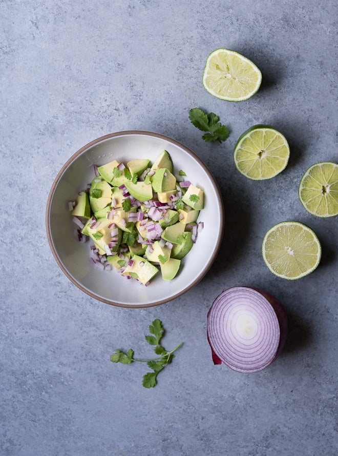 Spice Roasted Halibut w- Avocado Salsa