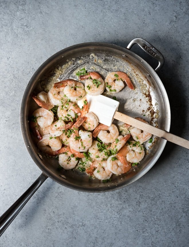 15 Minute Garlic Lemon Shrimp