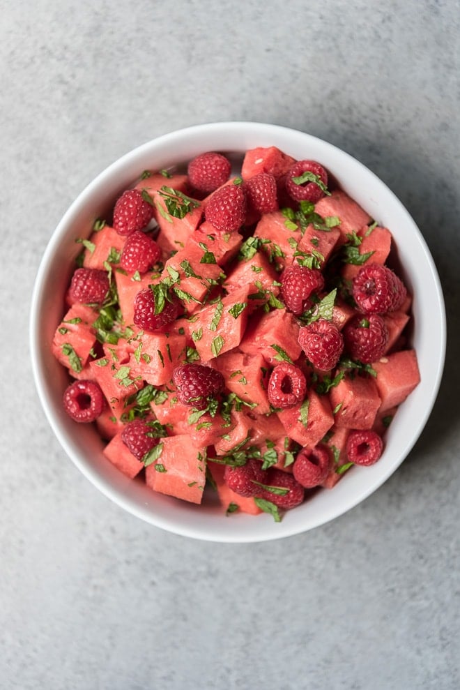 Easy Watermelon Mint Salad