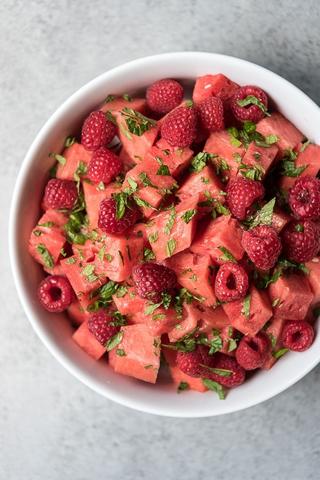 Easy Watermelon Mint Salad