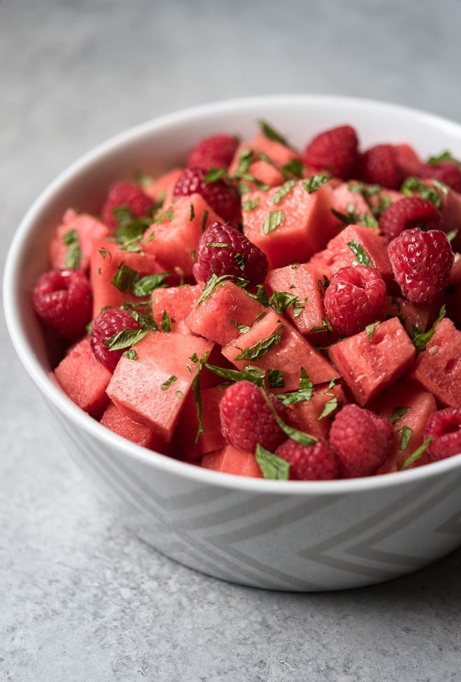 Easy Watermelon Mint Salad