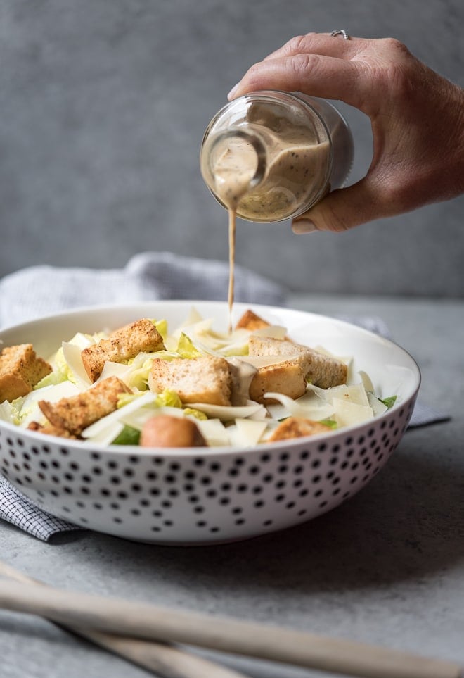 Caesar Salad w- Homemade Dressing