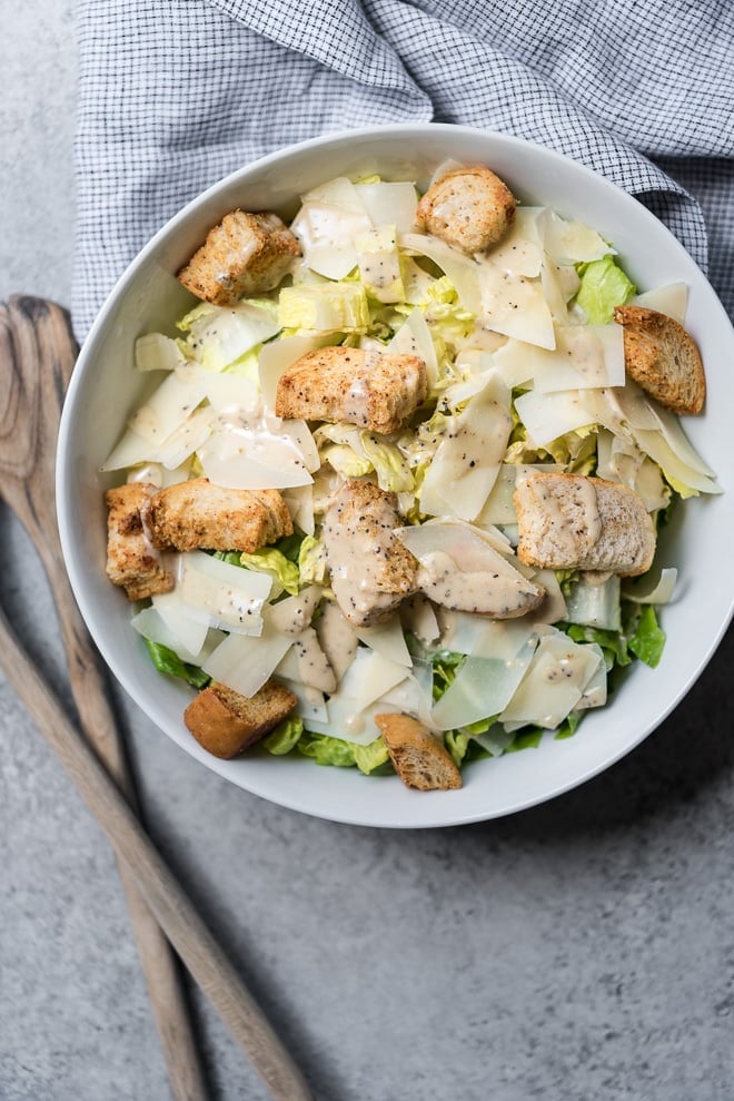 Caesar Salad w- Homemade Dressing