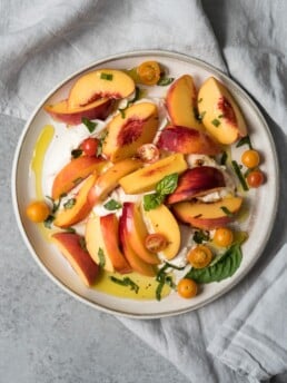 Stone Fruit & Burrata Salad