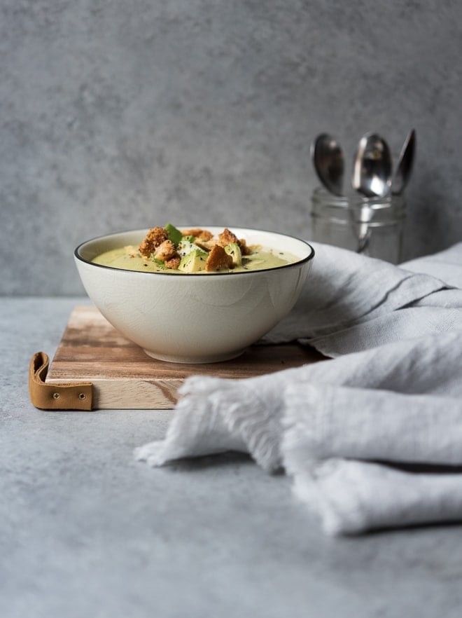 Zucchini Avocado Soup