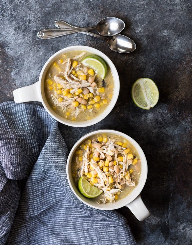 Coconut Lime White Chicken Chili