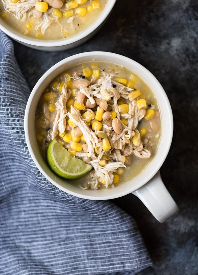 Coconut Lime White Chicken Chili