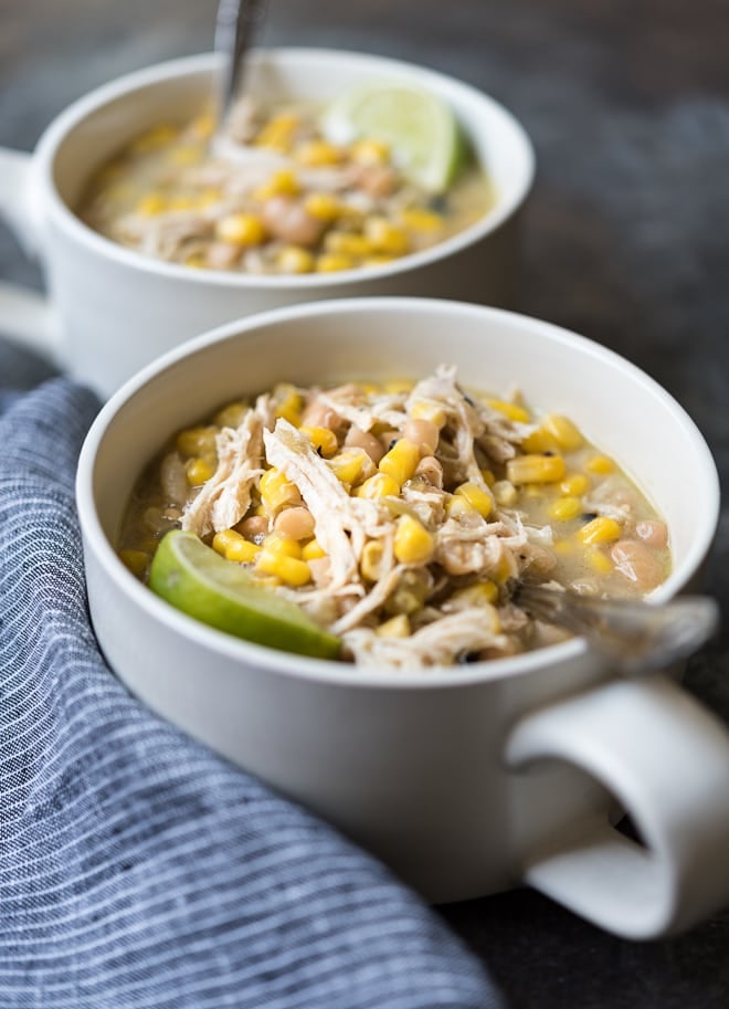 Coconut Lime White Chicken Chili