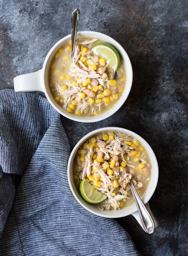 Coconut Lime White Chicken Chili