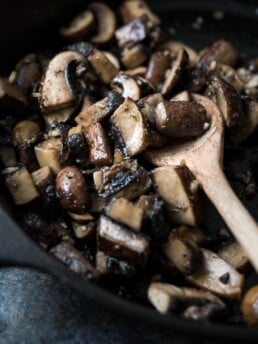 Garlicky Sautéed Mushrooms