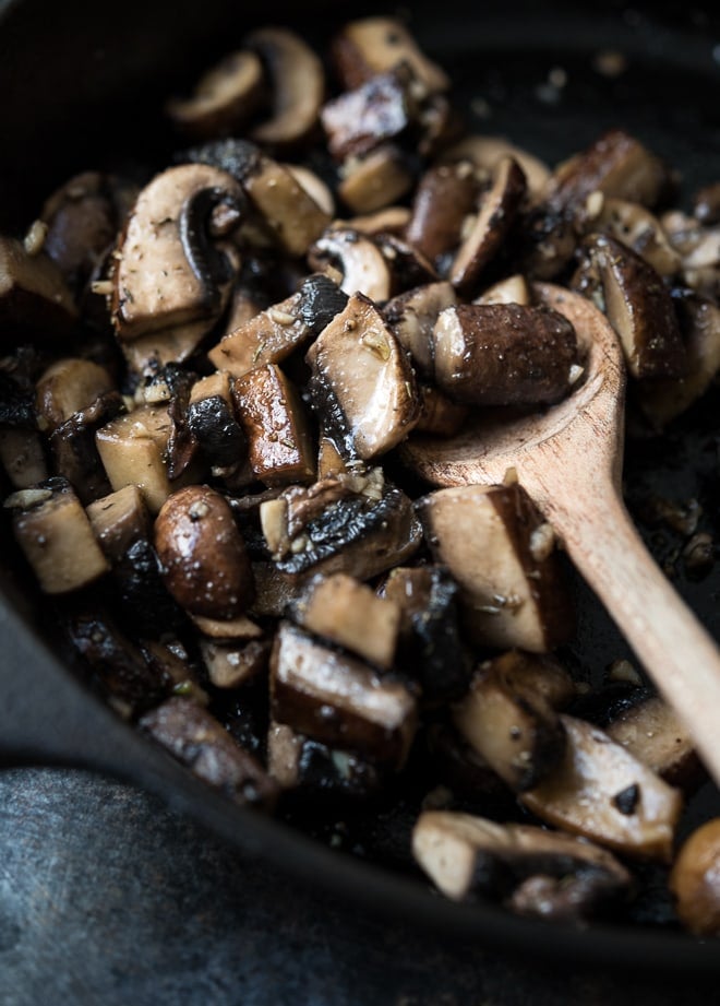 Garlicky Sautéed Mushrooms