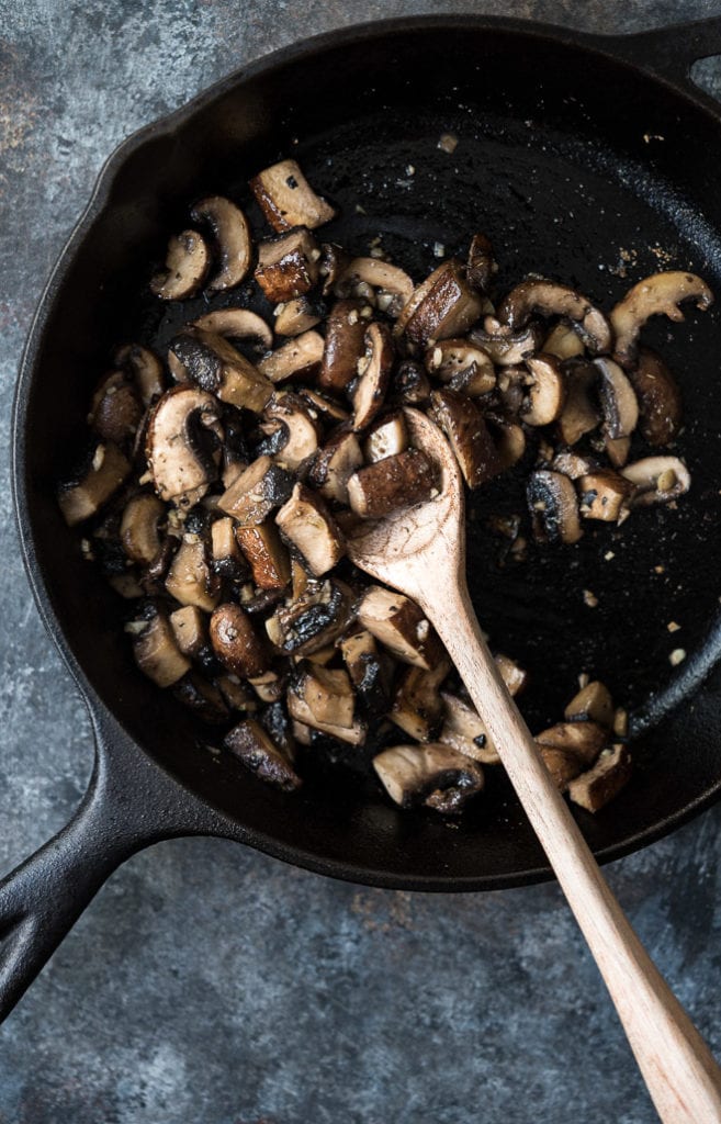 Garlicky Sautéed Mushrooms