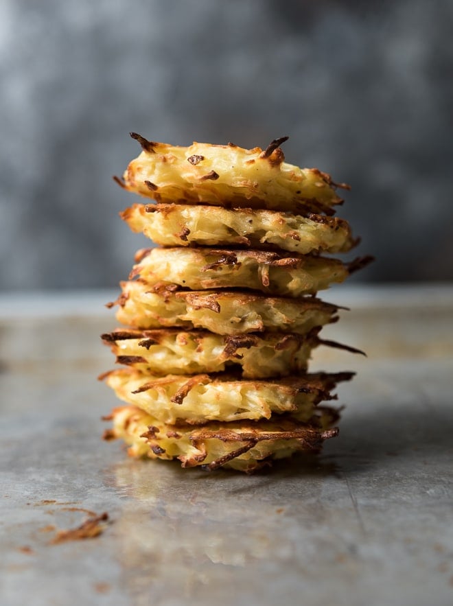 Oven Baked Potato Latkes